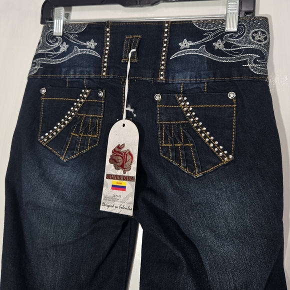 Silver Diva Push Up Jeans NWT Colombian Jeans Sz 5 - Picture 10 of 13